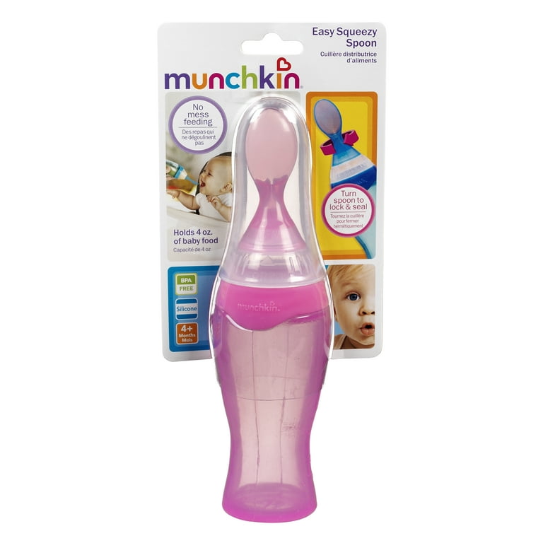 Munchkin Easy Squeezy Spoon, BPA-Free, Color May Vary