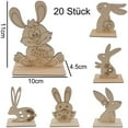 thumbnail image 6 of Easter Crafts for Kids, Wooden Easter Ornaments Unfinished Wood Slices with 8 Styles, DIY Easter Ornaments Painting Kit for Kids Decoration Tree, 6 of 8