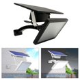 thumbnail image 4 of Lámpara colgante de lámpara colgante de seguridad para exteriores para cobertizos interiores Gazebo Porche, Panel solar ajustable, Luz blanca negra shamjiam Panel de luz al aire libre, 4 of 8