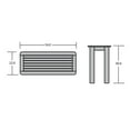 thumbnail image 5 of highwood® Eco-Friendly Recycled Plastic Sideboard Table 22x54, 5 of 6