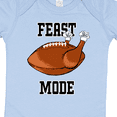 thumbnail image 4 of Inktastic Thanksgiving Feast Mode Turkey Football Boys or Girls Baby Bodysuit, 4 of 5