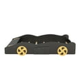 thumbnail image 5 of Full Size Race Car Bed Frame,Car-Shaped Full Bed Frame with Storage and Wheels,Slats Included,90.6"x55.3"x15.7",Black, 5 of 8