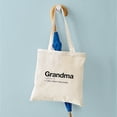 thumbnail image 4 of CafePress - Grandma Definition Tote Bag - Unisex Canvas Tote Bag, Beige, 1-Piece, 4 of 6