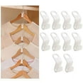 thumbnail image 2 of Less Than 5 Home Textile Storage 10pcs Hanger Connecting Hooks 4 Colors Hanger Extension Clips Plastic Hanger Hooks for Hangers Space and Closet Organizer, 2 of 9