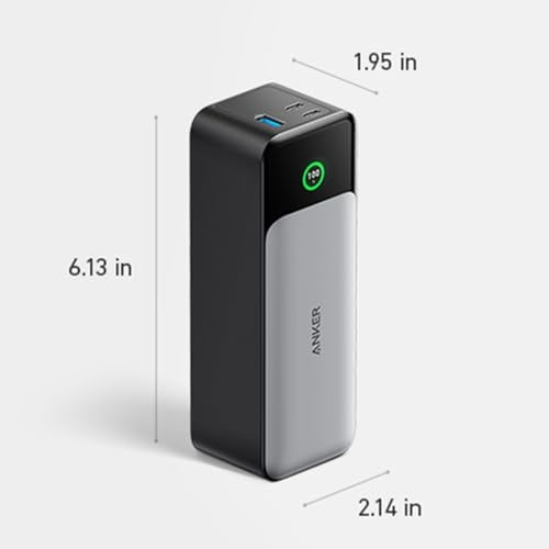Open Box ANKER 737 POWER BANK 24,000MAH 3-PORT CHARGER WITH 140W