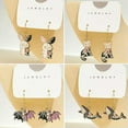 thumbnail image 2 of GKNET Cute Halloween Bat Cat Gold Plated Ear Hook Earrings Dangle Women Delicate Jewelry Gift-Fish, 2 of 9