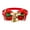 F, variant on HHBEAUTY Christmas Bowtie Dog Collar with Bell, Adjustable Breakaway Puppy Collar, Sweet Gift for Small Dogs Cats Pets
