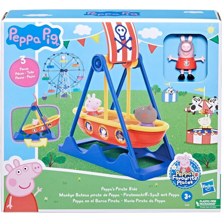 Peppa Pig Toys Peppa's Pirate Ride Playset with Swinging Pirate