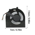 thumbnail image 5 of Gieenan CPU Cooling Fan For E480 E490 E485 E585 E495 Laptop Cooling Fan CPU Graphics Card Cooling Radiator Notebook Heatsink Replacement, 5 of 7