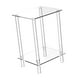 thumbnail image 5 of Mesita de noche transparente, mesa auxiliar acrílica, mueble de fácil montaje, decoración del hogar, mesa auxiliar minimalista para dormitorio y sala 30cmx25cmx50cm, 5 of 8