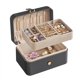 thumbnail image 1 of SONGMICS Jewelry Box, Travel Jewelry Case, 2-Layer Jewelry Holder Organizer, Portable Versatile Earring Storage, for Larger Accessories, Slate Gray UJBC166G01, 1 of 8
