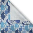 thumbnail image 3 of Ambesonne Peony Kitchen Curtains, Flowers Vintage Floral Print, 55"x36", Dark Lavender Violet Blue, 3 of 3