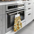 thumbnail image 4 of ZIATUBLE Sunflower Hanging Hand Towel Hummingbird Dish Towels for Kitchen Drying Soft Hand Towels for Bathroom Breathable Kitchen Towels Hand Towels for Bathroom Home Decor, 4 of 7