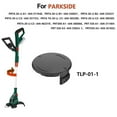 thumbnail image 2 of Set Of 3 ABS Plastic Spool Caps for Parkside Lawn Mower Replacement Part TLP-01-1 DCQW, 2 of 4