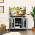 thumbnail image 3 of Mueble de madera Costway para TV hasta 50' gris, 3 of 8