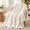 Arched Cream White-48" x 72" 15lbs, variant on Arched Light Purple 60" x 80" 15lbs Sherpa Fleece Weighted Blanket for Adults