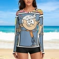 thumbnail image 6 of The Loud House Women's Sunscreen Shirt Long Sleeve Workout Tops Crewneck Soft Comfy Tees Casual T-Shirt 2XL, 6 of 7