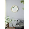 thumbnail image 3 of Gzxs 20inch Round Wall Mirror for Bathroom, Circle Vanity Mirror for Wall Decor, Wooden Frame for Entryway Bedroom Living Room, Cream, 3 of 8