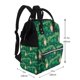 thumbnail image 2 of Fotbe St Patrick's Day9 Mochila Maternidad - Lona de Sarga Impermeable, Mochila de Pañales de Gran Capacidad con Múltiples Bolsillos y Correas Ajustables, 2 of 6