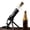 Black, variant on Beer Bottle Tube Mortar Bottle Opener, 51mm Mortar Beer Bottle Opener Heavy-Duty Tactical Cap Launcher Hands-Free Push Down Opener Space for Home Bar Desk Decor Gatherings&Gifts (Black)