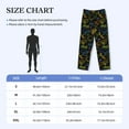 thumbnail image 2 of Mens Pajama Pants - Soft Sleep & Lounge Pants for Men, Technology Lines Skateboard Letters Cuteness Casual PJ Bottoms Pants with Pockets, 2 of 5