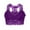 Purple, variant on Babysbule Lingerie for Women Women Plus Size Vest Crop Wire Free Bra Lace Lingerie V-Neck Underwear
