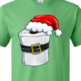 thumbnail image 4 of Inktastic Toilet Paper with Santa Hat and Belt T-Shirt, 4 of 5