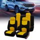 thumbnail image 1 of Fundas para asientos Universal Coche Juego completo Transpirable Vehículo Amarillo, 1 of 6