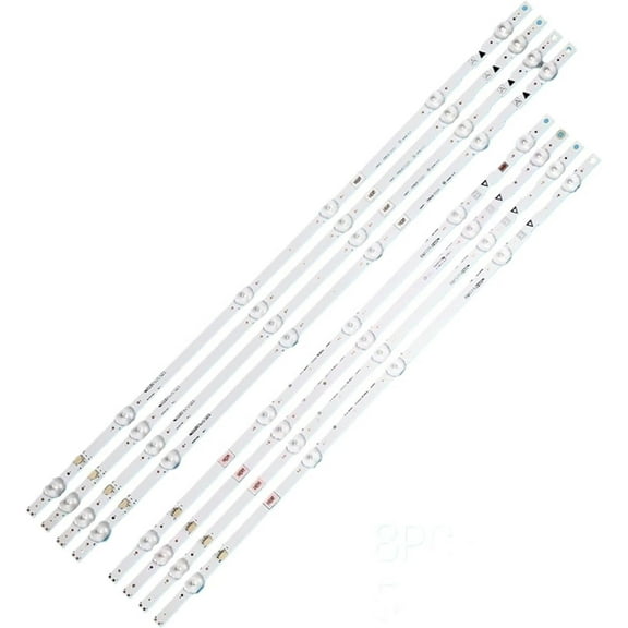 8pcs LED Strips For PHILIPS 55PFL5402/F7A 55PFL5601/F7 55PFL4901/F7 55PFL5402/F7F LB55084 55W5S1P 55W6S1P  SANYO:FW55D25F B FW55C46F UDULED0GS059 UDULED0GS060