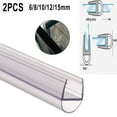 thumbnail image 2 of 2pc 50cm replacement seal shower shower door seal 6/8/10/12/15mm water deflector, 2 of 5