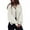 White, variant on Womens Long Sleeve Button Down Cardigan Sweaters Crew Neck Open Front Knit Casual Loose Fit Fall Sweater Coat