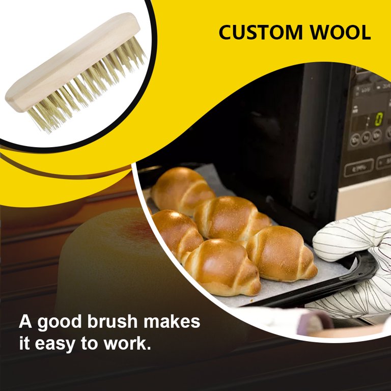 Pizza Oven Brush Pizza Stone Cleaning Brush, Baking Oven Brush