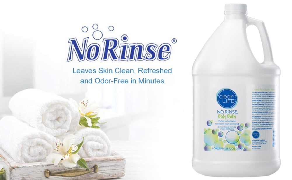 Cleanlife Products No-rinse Body Bath, Concentrated Formula, 1 gallon-1 Each