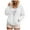 G241-White, variant on UAYOTSE Women's Fleece Lined Zip Up Hoodies Casual Hooded Jacket Workout Full Zip Sweatshirts Pocket Coats(G241-White,S)