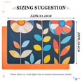thumbnail image 6 of Yayeee Doormat for Indoor Entrance 32" x 20" Non Slippery Floor Rug, Simple Floral, 6 of 8