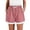 Pink A1, variant on Edvintorg Shorts for Women Cotton Lace Elasitc Waisted Casual Summer Vacation Beach Shorts with Pockets Plus Size Fashion Womens Clothes Brown S