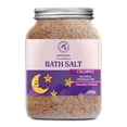 thumbnail image 1 of Sales de baño calmantes 46 oz - 1300 g - con aceites esenciales de sándalo, lavanda y bergamota - Sales marinas de baño naturales 1,3 kg - Buen sueño - Relajante - Cuidado del cuerpo - Belleza - Aroma, 1 of 5