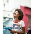 thumbnail image 5 of Election 2024 Biden USA Patriotic Aviator Glasses Mens Ringer T Shirt, 5 of 5