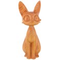 thumbnail image 1 of Creative Miniature Wood Carving Kitten Decor Vehicle-mounted Cat Statue Desktop Wood Craft, 1 of 9