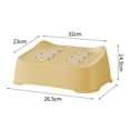 thumbnail image 3 of Abbracc 2PiecesCompactUnderDeskFootRestNonSkidforOfficeHomeGaming Yellow and Green, 3 of 3