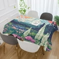 thumbnail image 2 of Yayeee Tablecloths for Rectangular Tables 54 x 54 inch Party Table Cover, Floral Mountain, 2 of 6