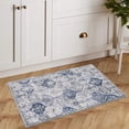 thumbnail image 3 of Moroccan Trellis Washable Rug, Kitchen Rugs for Entryway Bathroom, Non-Slip Indoor Door Mat Ultra-Thin, Small Oriental Throw Carpet for Bedroom Entry, 3 of 5