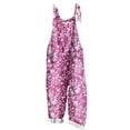 thumbnail image 1 of Combinaison Sans Manches Imprimée pour la Fête de l'Indépendance pour Femmes, Polyester Décontracté à Deux Poches, Longueur Régulière, Bleu, pour Sorties et Fêtes d'Été, 1 of 5