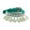 "Green,L", variant on Bling Rhinestone Cat Dog Collar Cute Sparkling Crystal Kitten Necklaces Soft Adjustable Leather Puppy Collars Diamond Pendant Pet Collars for Small Dogs Cats