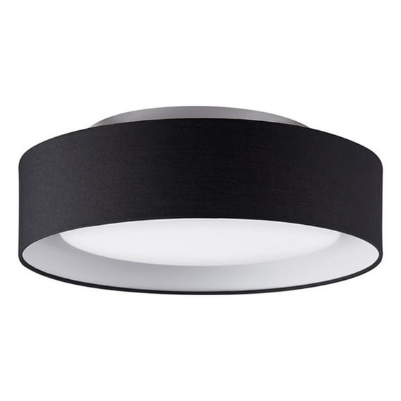 Naomi Flush mount  Black Outside/White Inside
