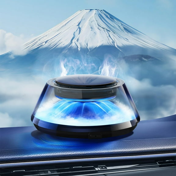 Smart Car Air Freshener Diffuser | Automatic Sensing Mist | 15ml Rechargeable | PA46 Durable Material | 5 Ambient LED Colors | Adjustable Aroma Spray | Water-Free Atomization | Natural Ingredients