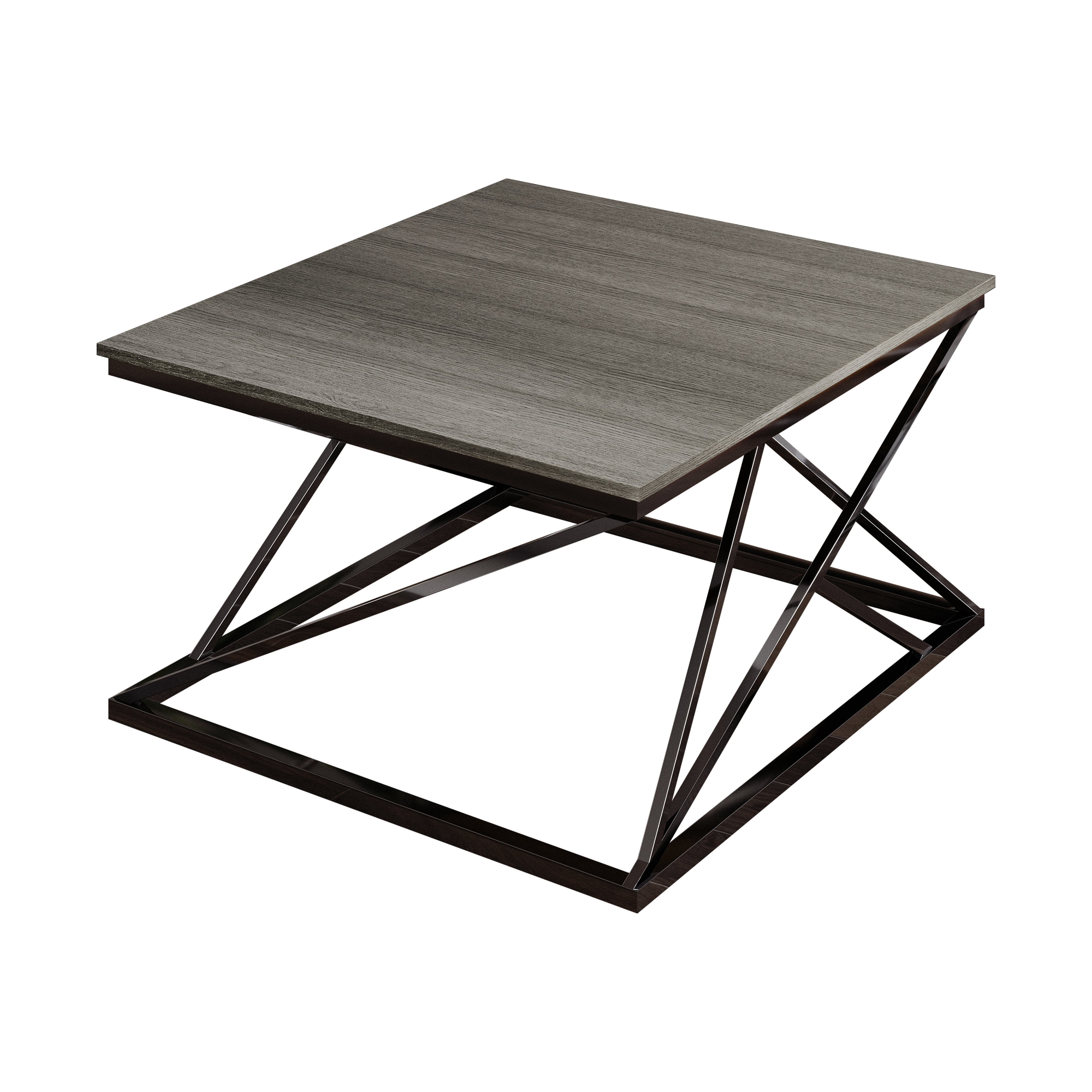 Castle Place Shabby Chic 3- Pieces Coffee Table Set, Grey
