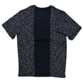 thumbnail image 2 of Ecko Unltd Men's T-Shirt Puff Print Colorblock Spacedye Crewneck Tee (Medium, Black Spacedye), 2 of 3