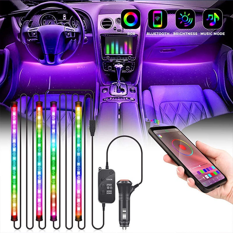 Details about   Govee Interior Car Lights with Remote and Control Box Upgraded 2-in-1 Design