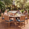 thumbnail image 2 of Ottowood Outdoor Chair Cushions Set of 6, 22x22x3 Waterproof Patio Cushions with Ties, Dark Grey, 2 of 8